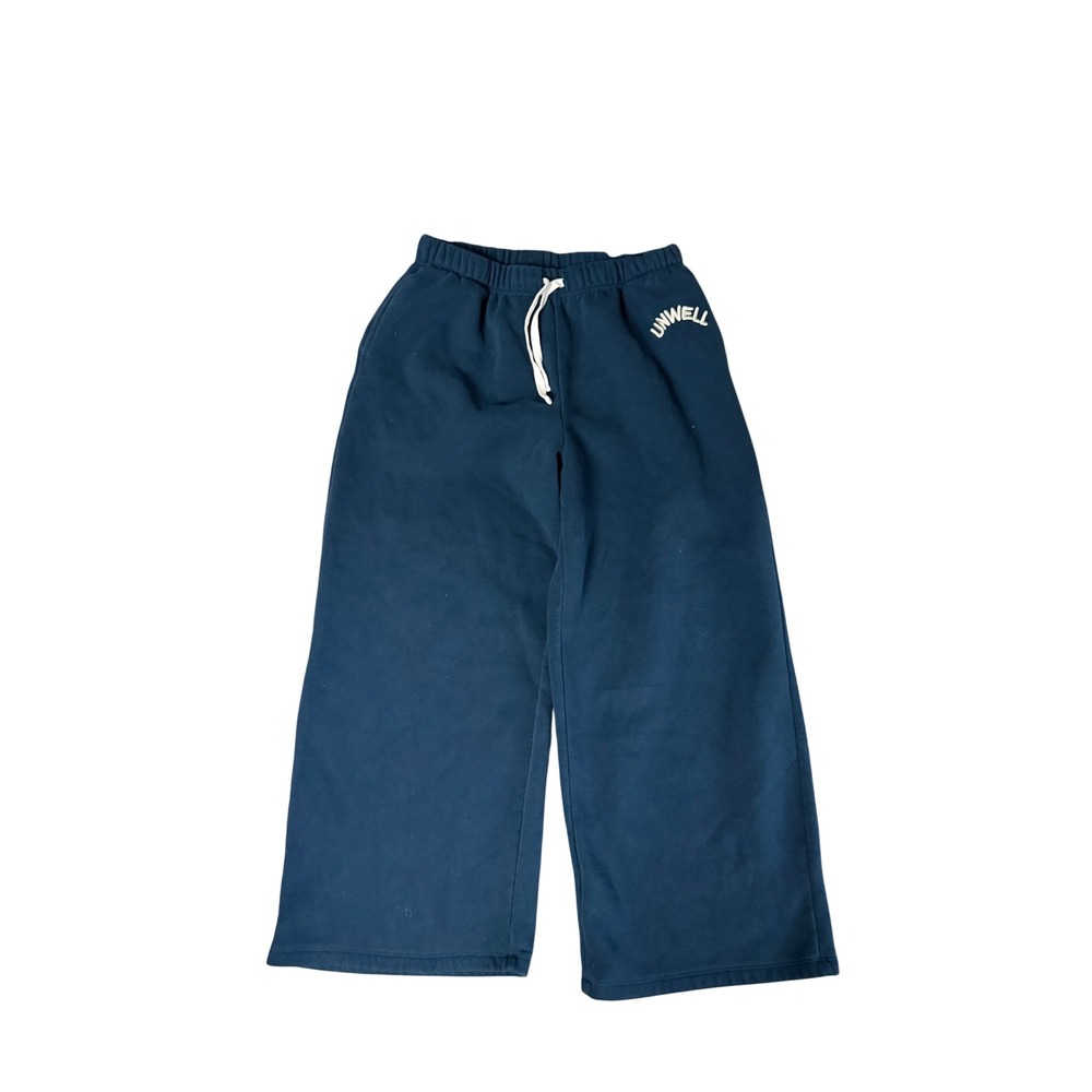 Unwell Alex Cooper Call Her Daddy Navy Blue Wide Leg Sweatpants Size Large